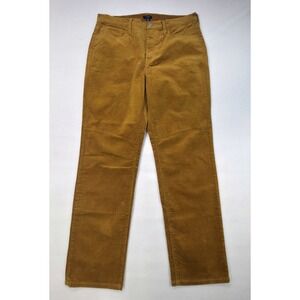 NEW J Crew Corduroy Pants Men 31 Golden Brown Straight Fit Stretch Soft Feel $98